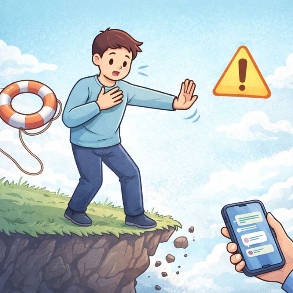 立ち止まる勇気🚨